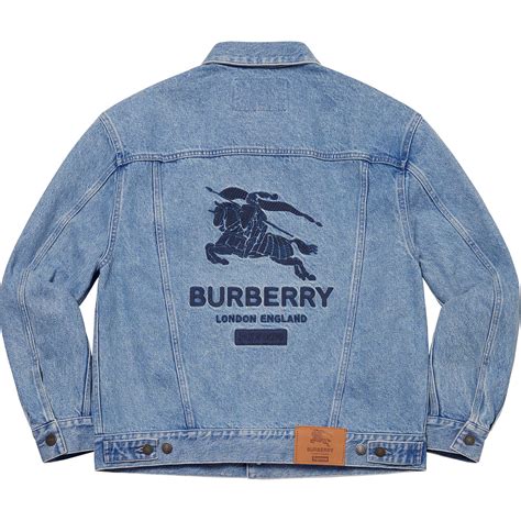 Burberry denim jacket mid blue